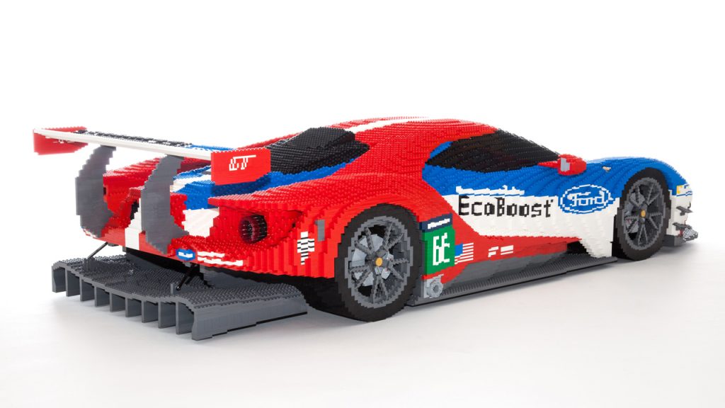 LEGO Ford GT Race Car Goes on Display in Le Mans