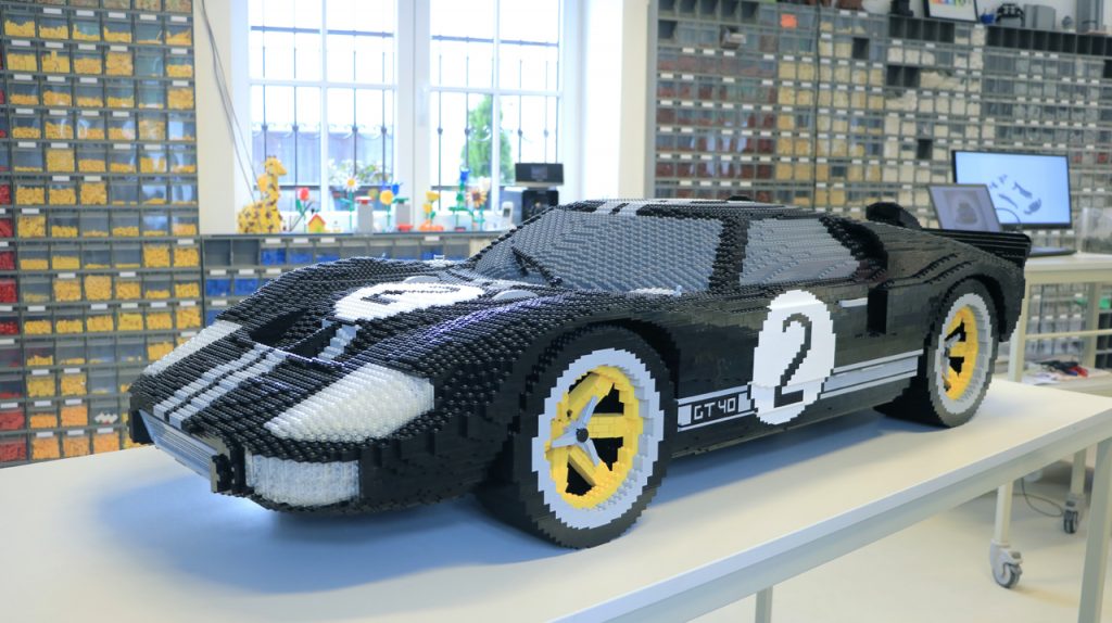 LEGO Ford GT Race Car Goes on Display in Le Mans