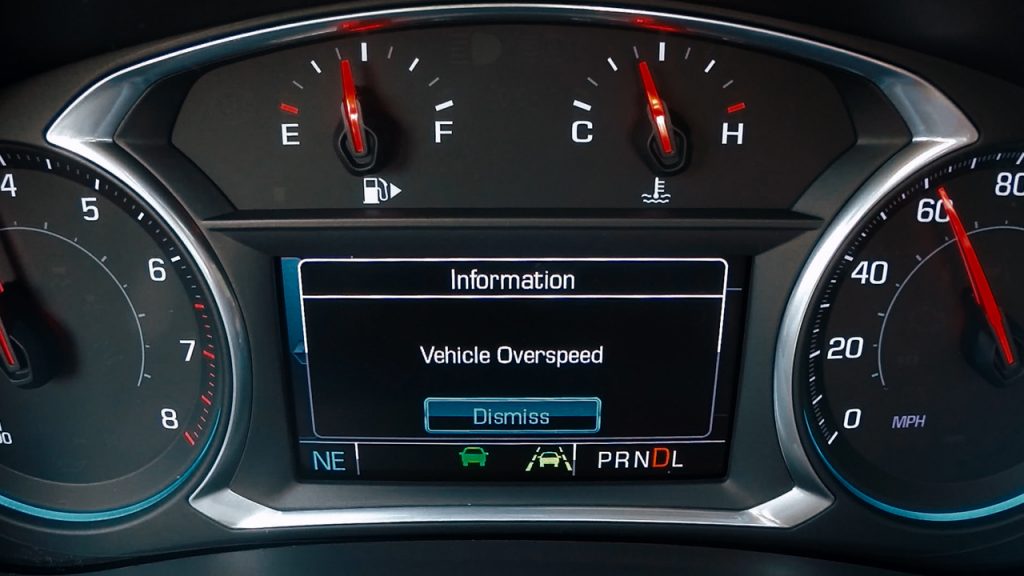 Teen Driver Technology Overspeed Warning