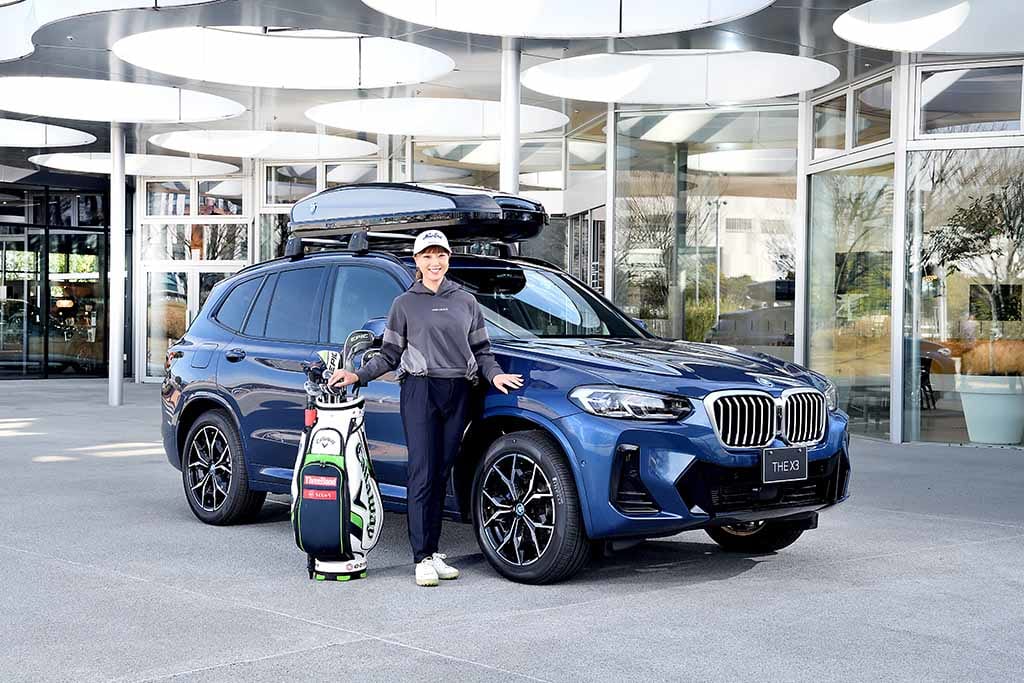 Team BMWのプロゴルファー宮田成華選手が体験「BMWアイテムのある日常